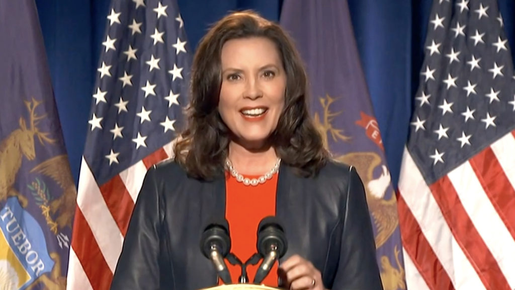 Did Governor Whitmer have justice in Grand Rapids, MI served?