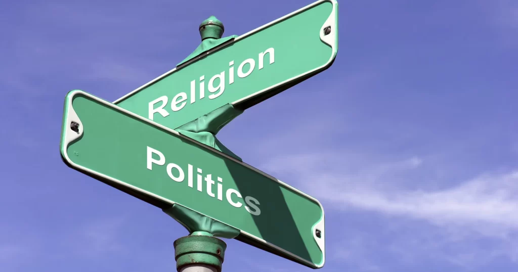 Politics and religion are at the forefront of the problems and divisiveness the world faces today.  It was the same problem centuries ago and will continue to be as long as humans exist.